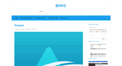 Desktop Screenshot of bhvc.org